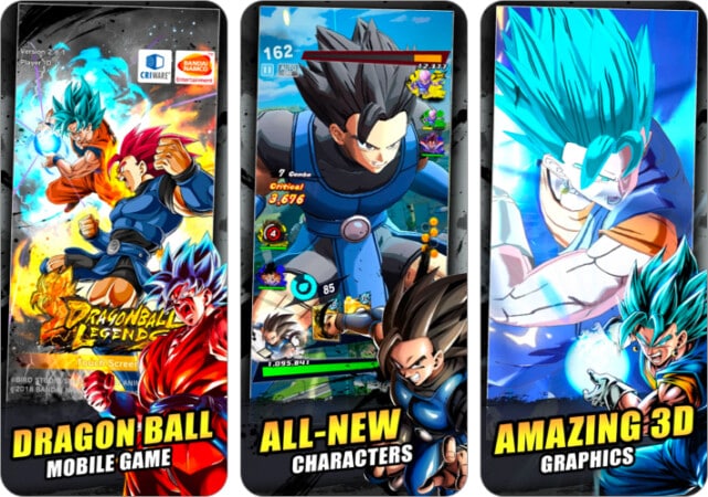 DRAGON BALL LEGENDS anime games for iOS