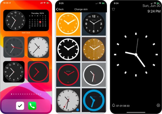 Desk Clock - Analog Clock for iPhone Home Screen