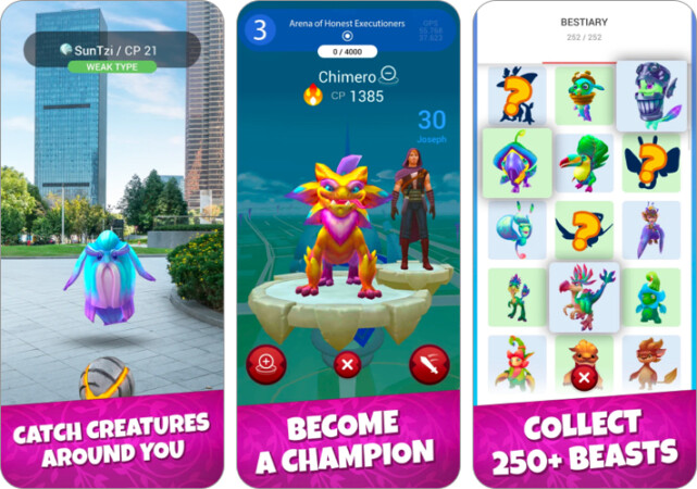 Draconius GO - Catch a Dragon Pokemon Go alternative for iOS