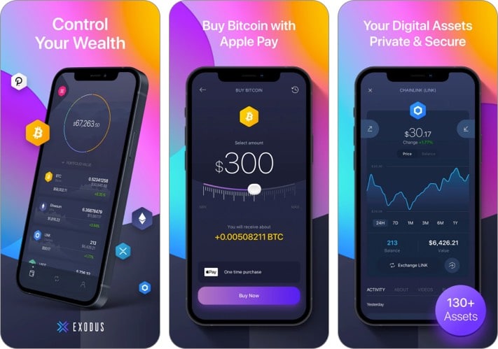 Exodus best cryptocurrency apps for iPhone