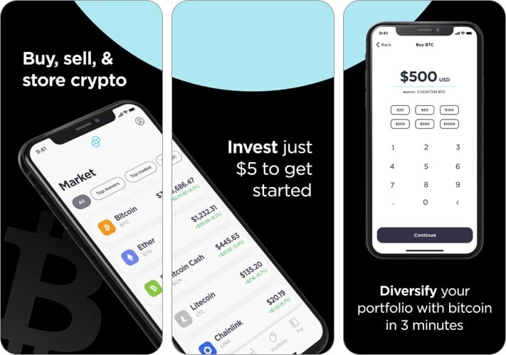 Gemini-best-cryptocurrency-apps-for-iPhone-screenshot