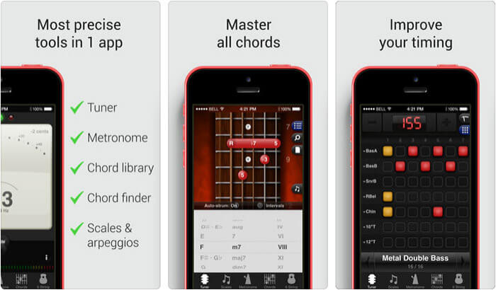GuitarToolkit iPhone and iPad App Screenshot