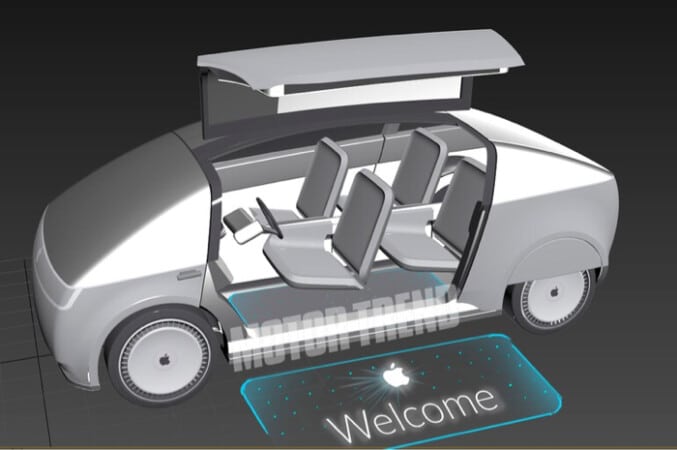 Gull Wing door of Apple Car