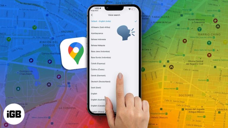 How to change Voice in Google Maps on iPhone and iPad