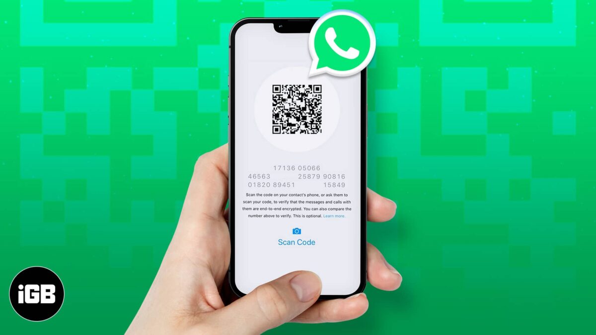 How to change whatsapp security code on iphone