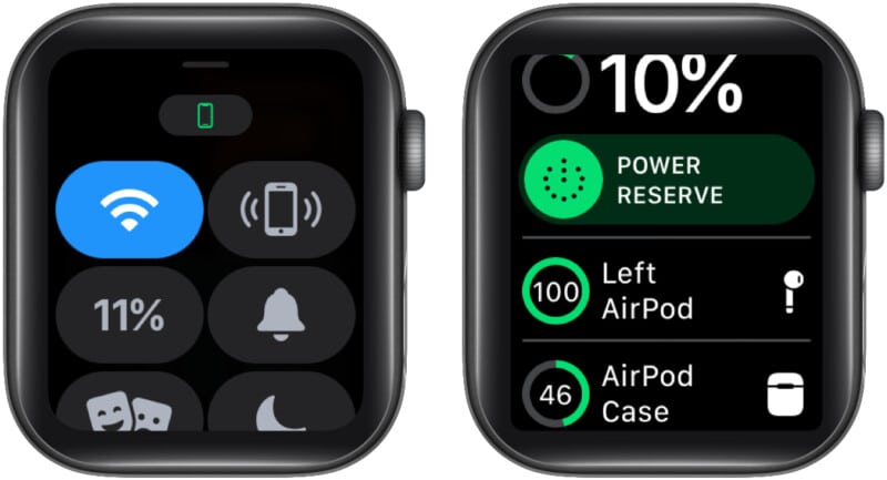 How to see AirPods battery level on Apple Watch