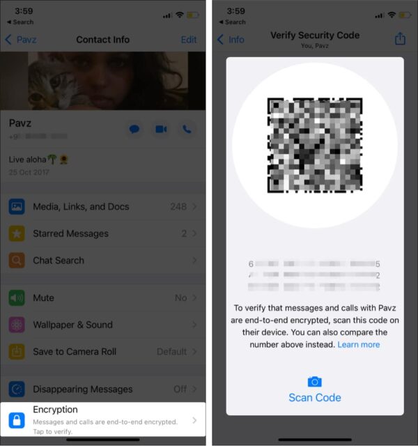 How to change WhatsApp Security Code on iPhone and Android – iGeeksBlog