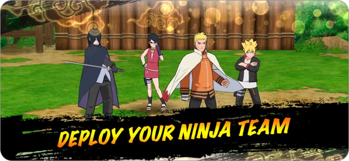 NARUTO X BORUTO NINJA VOLTAGE adventure game on iOS