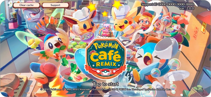 Pokémon Café ReMix game for iPhone