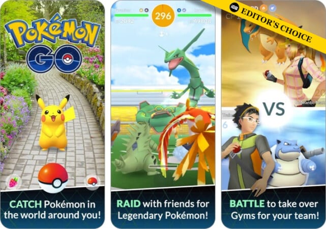 Pokémon GO games for iPhone