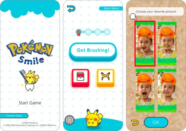 Pokémon Smile game for iPhone and iPad