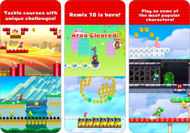 Super Mario Run retro game for iPhone and iPad