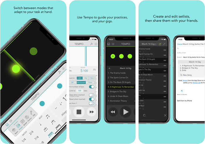 Tempo iPhone and iPad App Screenshot