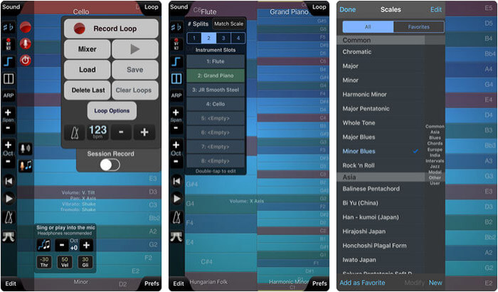 ThumbJam iPhone and iPad App Screenshot