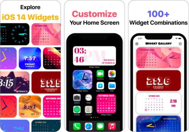 Widget Custom Widgets Gallery for iPhone Home Screen