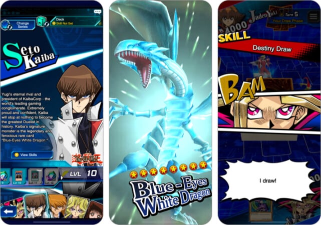 Yu Gi Oh Duel Links anime games for iPhone