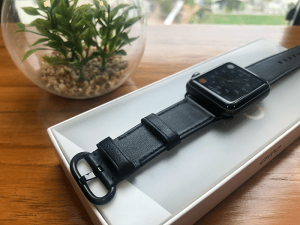 alto apple watch band buckle close up