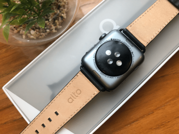 alto apple watch leather band lining