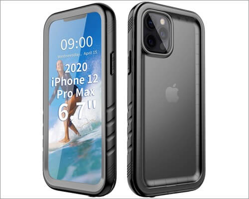 Cozycase Waterproof Case for iPhone 12 Pro Max