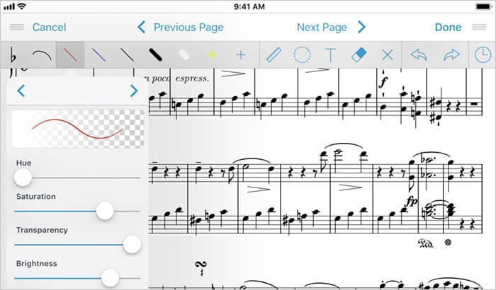 forScore iPad App Screenshot