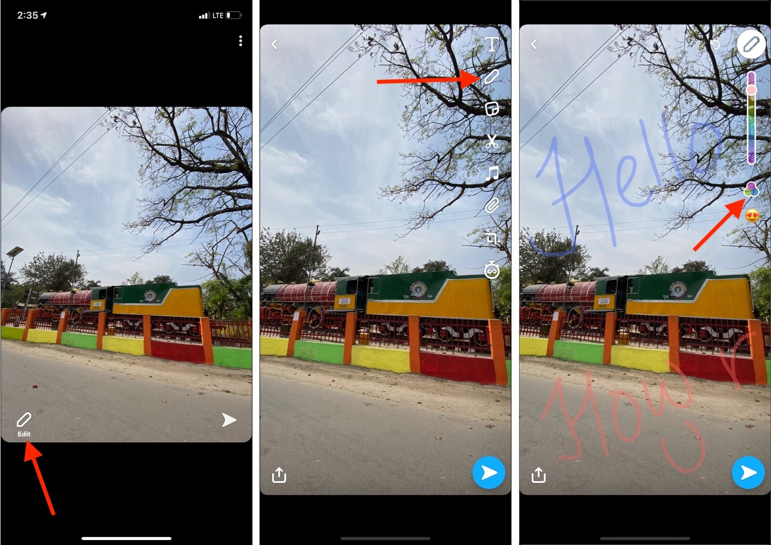 Get transparent colors using the Snapchat app