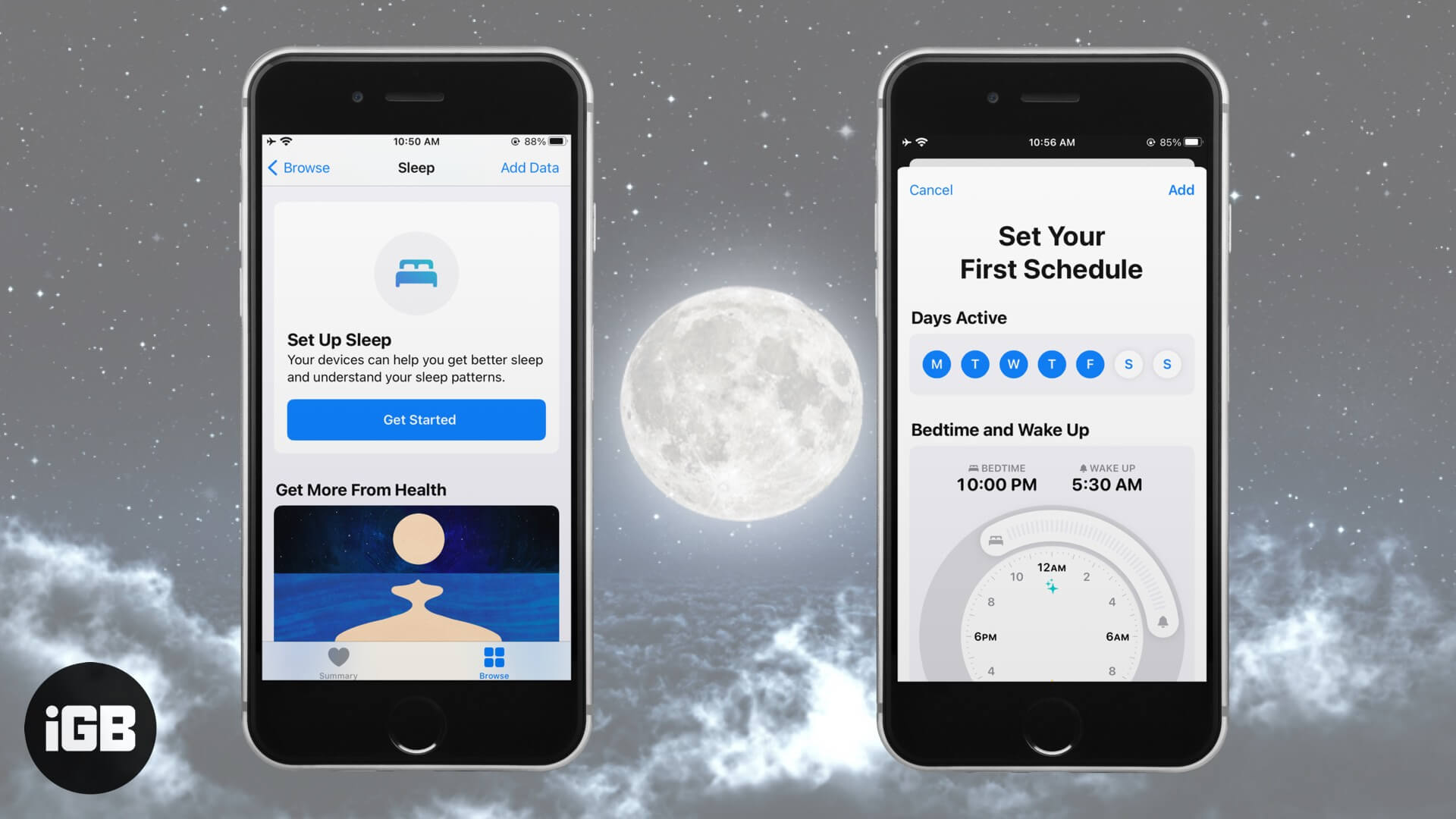 How to use bedtime on iphone to track your sleep