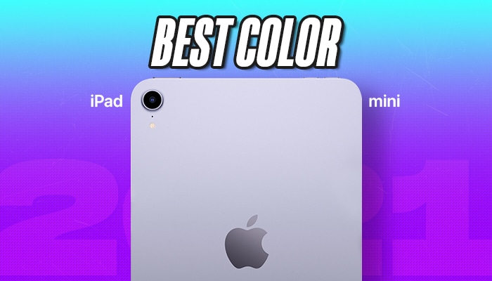iPad mini best color from Apple in 2021