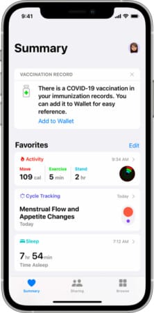 How to add COVID 19 vaccination card to Apple Wallet - 18