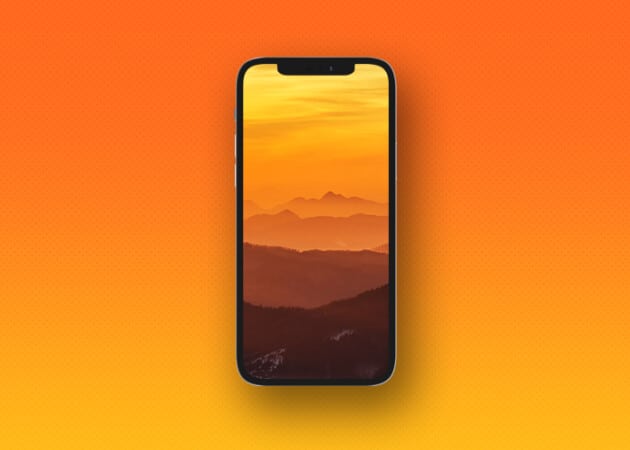 Aesthetic gradient sunset wallpaper iPhone