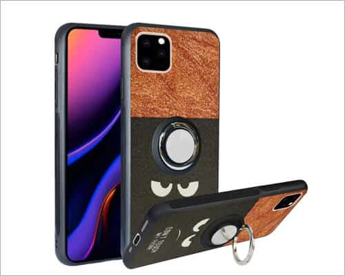 Alapmk Rotating Ring Kickstand Case for iPhone 11 Pro Max