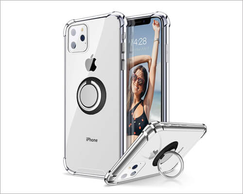 Ansiwee iPhone 11 Pro Ring Holder Case