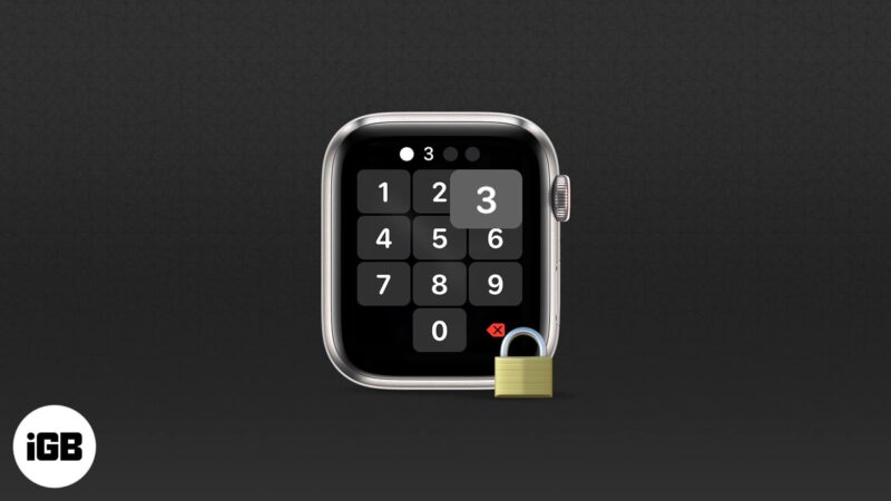 Apple Watch security features