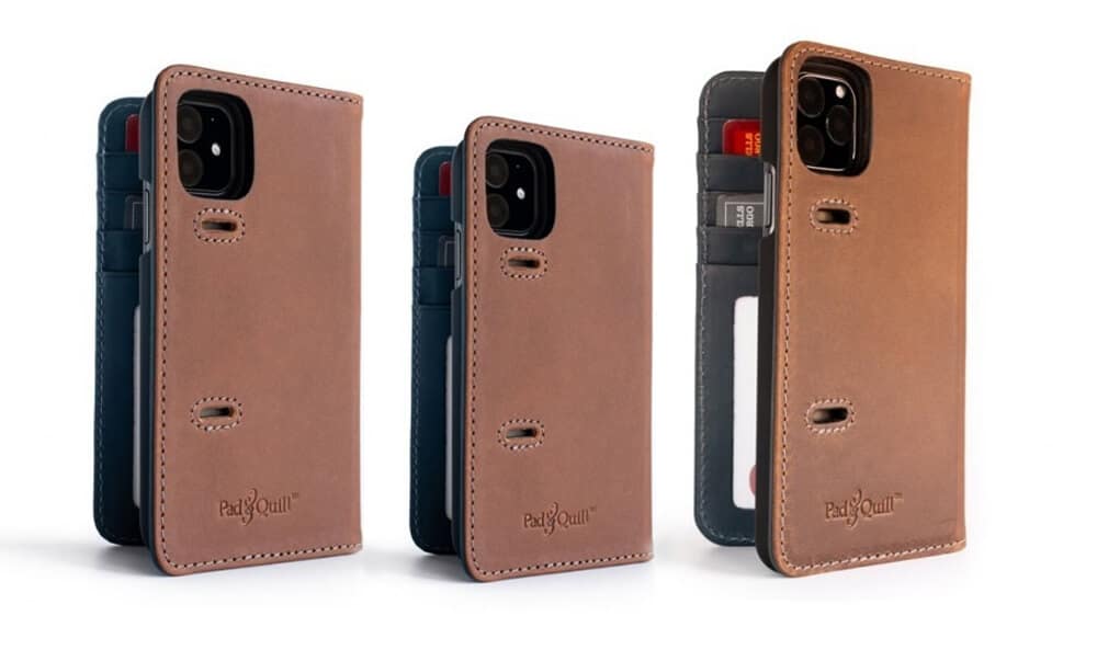 Bella Fino Edition Leather Wallet Case for iPhone 11 Pro Max from Pad & Quill