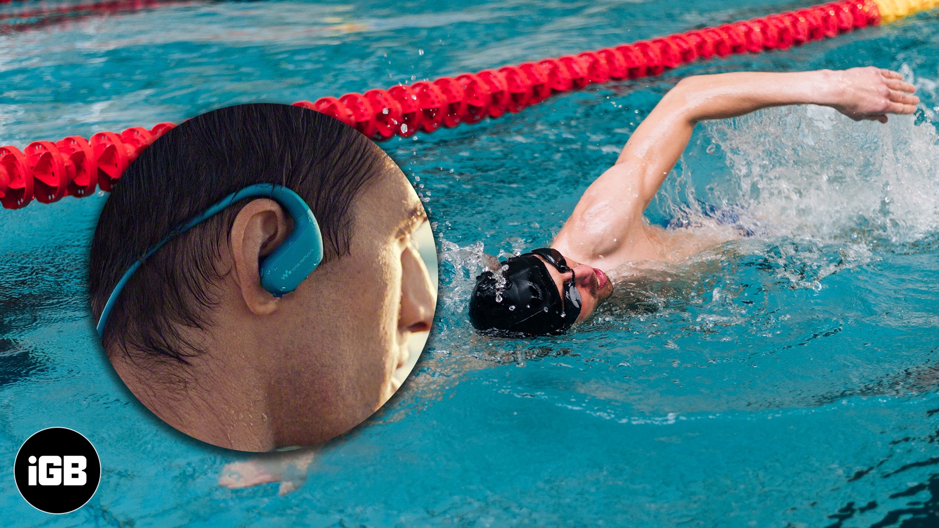 50 pcs Headphone Swimming for pool in Lycra 60,00 