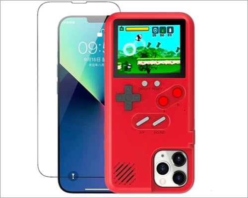 Compatible with iPhone 13 Case Gameboy Design