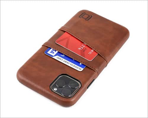 Dockem iPhone 11 Pro Max Synthetic Leather Wallet Holder Case