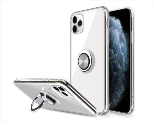 Elegant Hybrid Clear Kickstand Case for iPhone 11 Pro Max