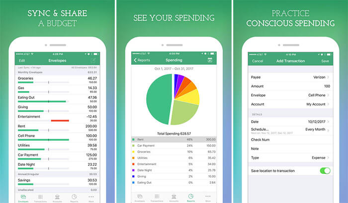 Goodbudget Budget Planner iPhone and iPad App Screenshot