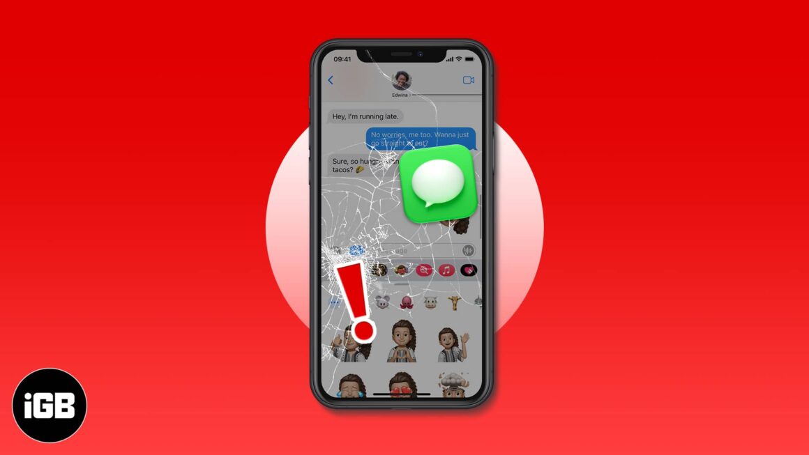 How to fix Messages app keeps crashing and freezing on iPhone - iGeeksBlog
