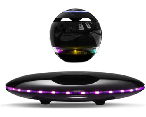 Infinity orb magnetic levitating speaker bluetooth