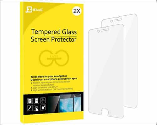 JETech iPhone 8 Plus Tempered Glass Screen Protector