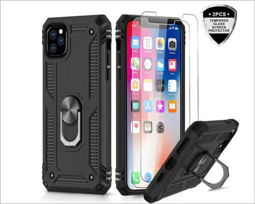 LeYi iPhone 11 Pro Max Military-Grade Kickstand Case