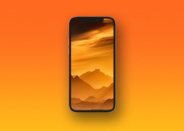 Mountain sunset wallpaper iPhone