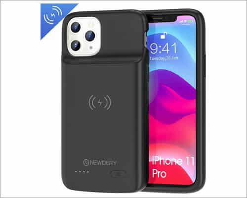 NEWDERY Qi Compatible Battery Case for iPhone 11 Pro