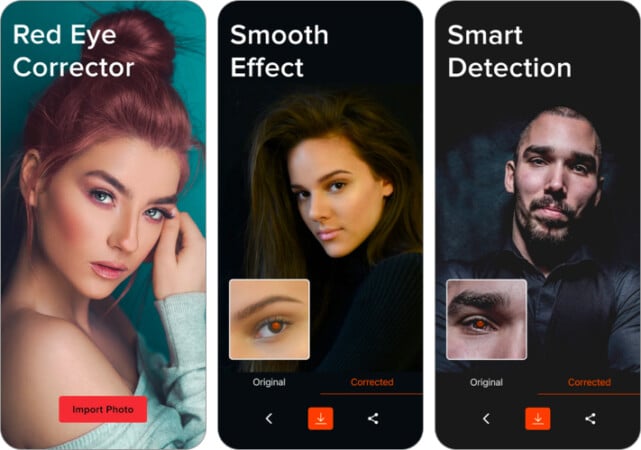 Red Eye Corrector ⊙ Fix redeye iOS app