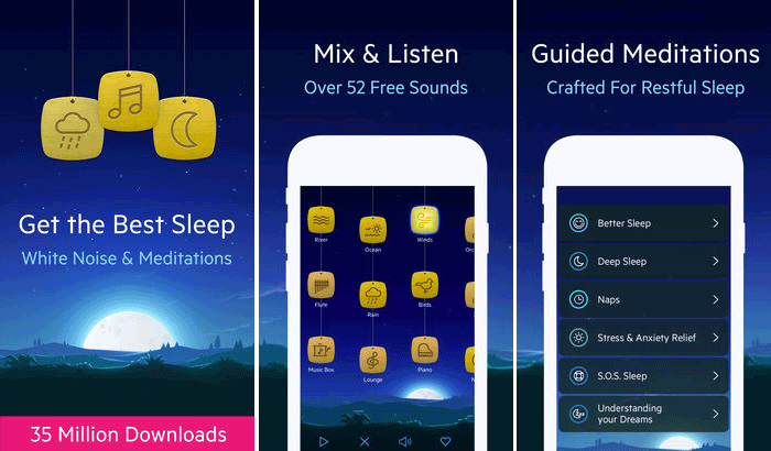 Relax Melodies Stress-Relieving iPhone and iPad App Screenshot