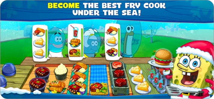 SpongeBob cooking game for iPhone and iPad