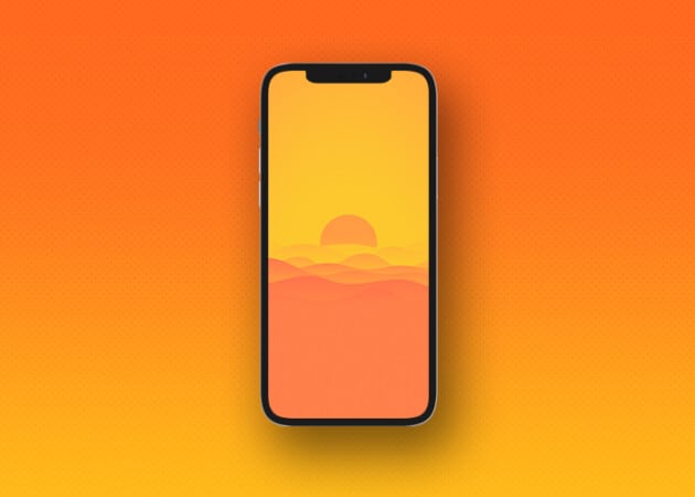 Stunning ombre sunset wallpaper 630x450 1 Stunning ombre sunset wallpaper