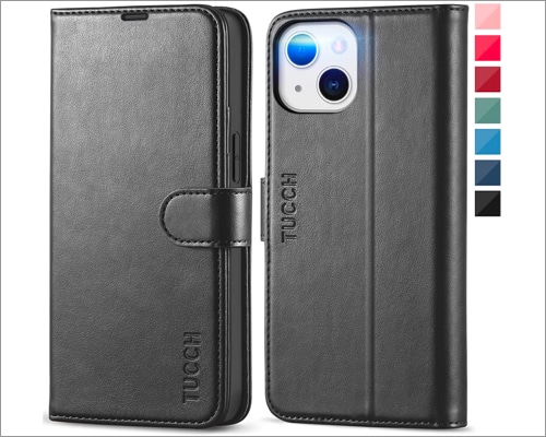TUCCH Case for iPhone 13 Mini Wallet Case