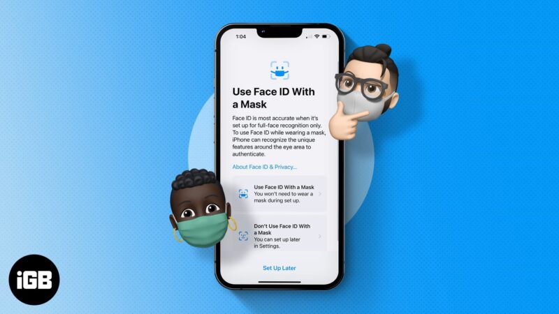 Unlock your iPhone with Face ID while wearing a mask